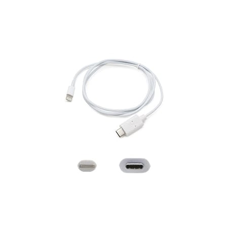 Add-On Addon 1.0M (3.3Ft) Usb 3.1 Type (C) Male To Lightning Male White Cable USBC2LGT1MW